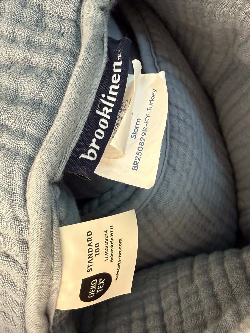 Brooklinen Storm Breezewave Cotton King/Cal King Comforter